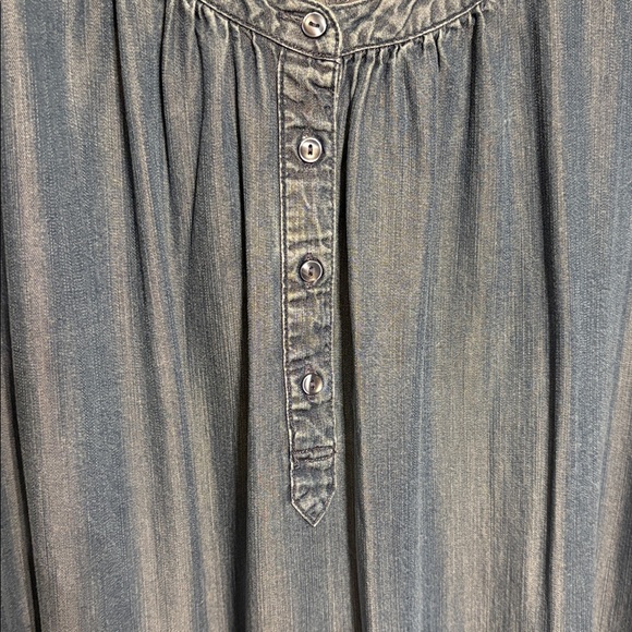 The Pioneer Woman Light Blue Denim Dress or Top. 3X Cottagecore. - Picture 4 of 10